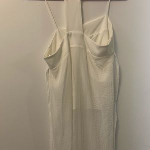 Zara white slip dress M like new!